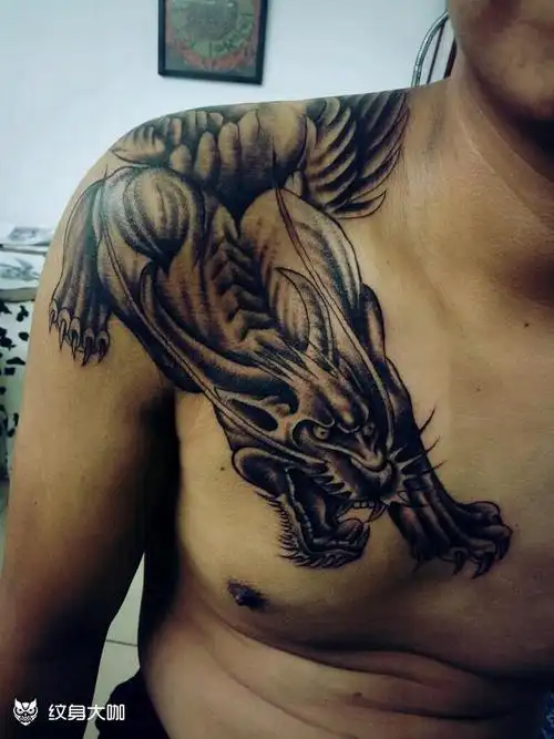 老九门穷奇同款_纹身图案手稿图片_封顺昕的纹身作品集