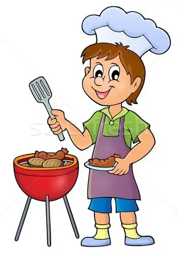 商业照片: 烧烤 · 图像 · 艺术 · 夏天 · 晚餐 · 男孩