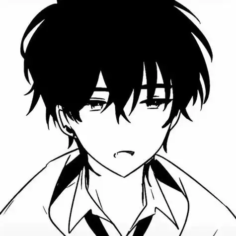 qq头像动漫图片黑白图片 动漫头像图片大全 -【爱个性】