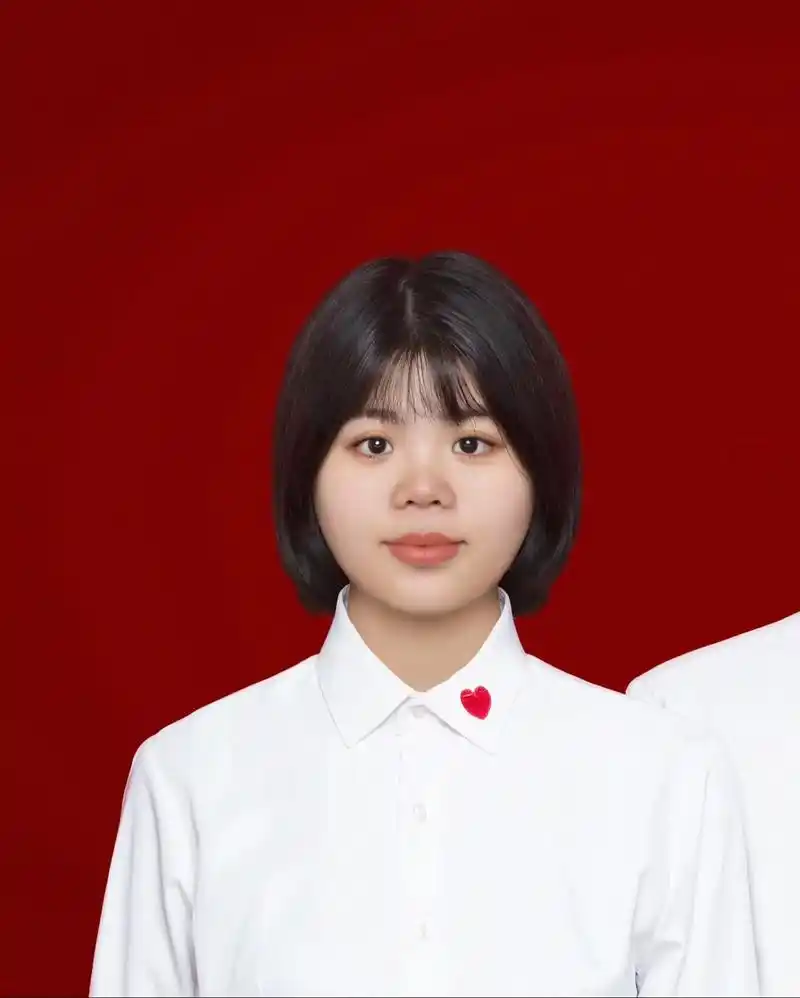 红底白衬衫就是最好的文案#登记照