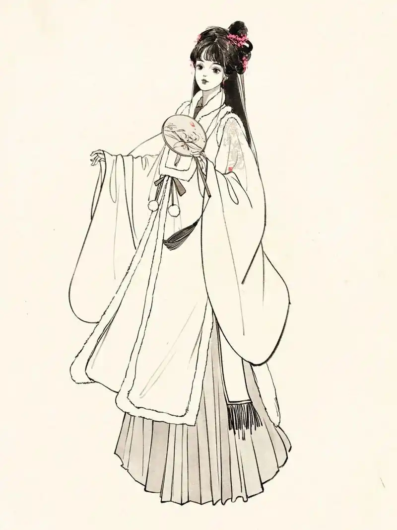 速涂||国风人物全身造型合集||汉服 都是速涂课的案99例99演99