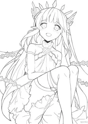 作业:从零开始学电脑绘画之板绘线稿的画法练习 - rh-11-068 旋转的