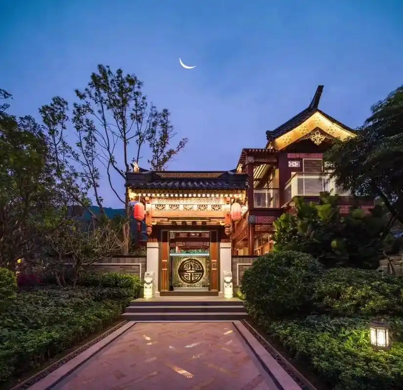 上热门 三亚市天下第一湾亚龙湾古风独栋合院别墅独,地上两层 - 兑趑