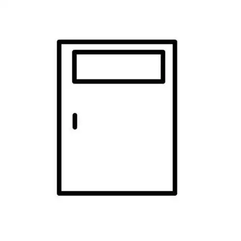 门的卡通简笔画