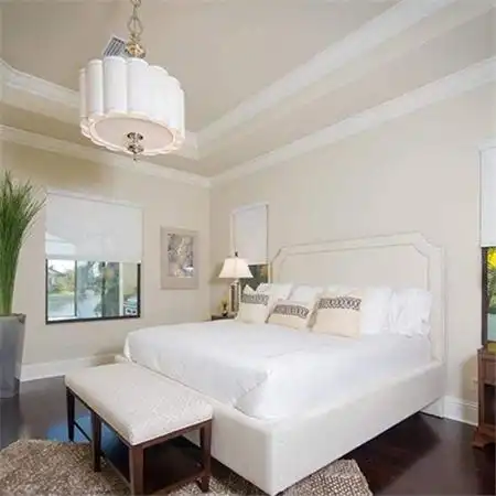 石膏线装修效果——张女士卧室装修