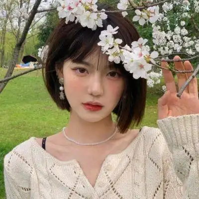 韩系欧美短发女神头像合集 2023最新潮流微信女头_女生头像_美头网