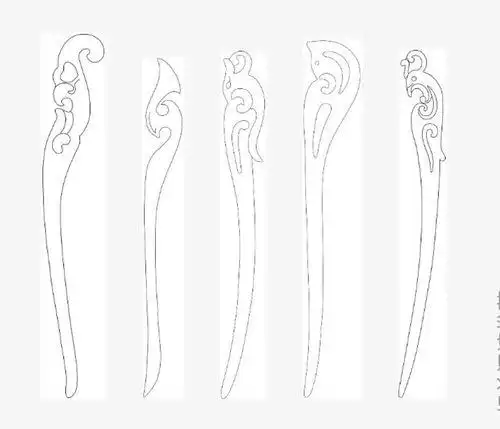 发簪我的二次元世界漫画 古风,发饰古风簪子,炒鸡喜欢这张呢