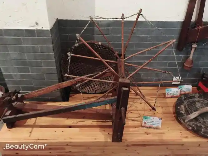 这是古老纺纱机