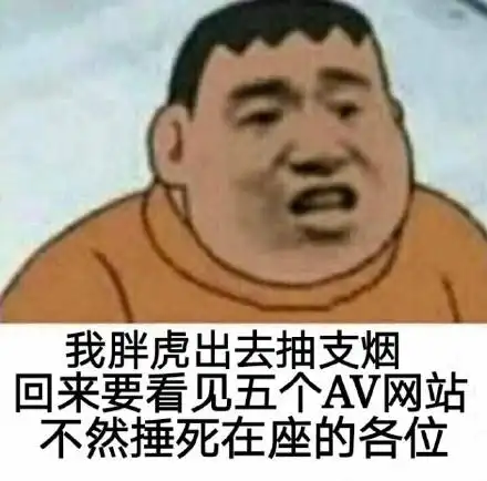 我胖虎出去抽支烟回来要看见五个av网站不然捶死在座的各位