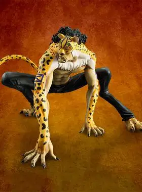 megahouse 海贼王pop mas 纸绘武身 豹子 罗布 路奇 路基 手办