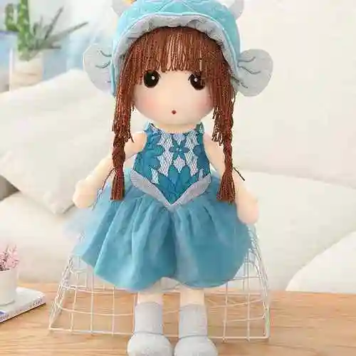 布娃娃女生可爱床上睡觉抱枕菲儿毛绒玩具公m仔儿童玩偶超萌洋娃