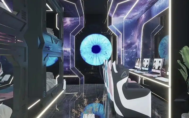 卧室改造!家里装修成科技感爆棚的电竞房