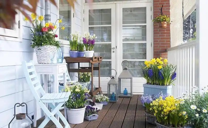 阳台花园设计效果图是不是觉得你家的花园弱爆了