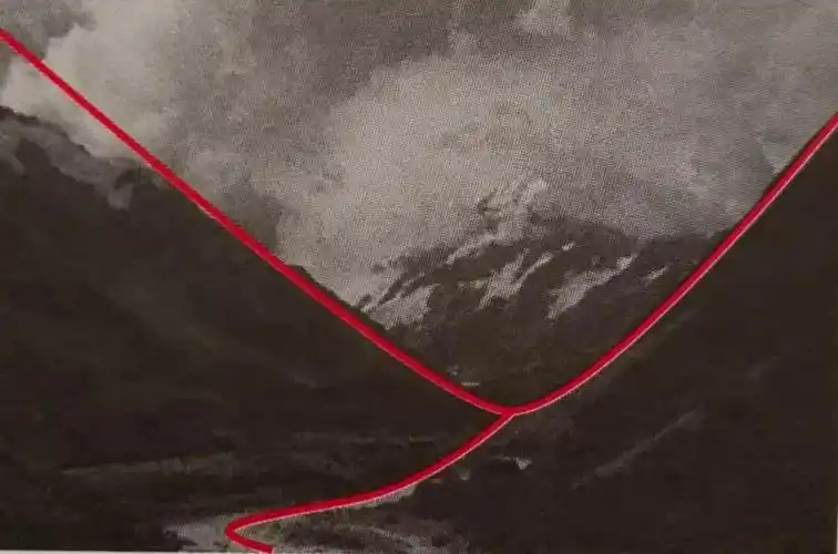 摄影构图对角线v型三分法构图表现山川