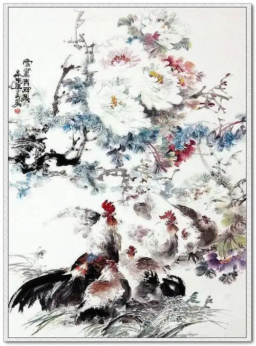 虚灵高雅刘保申写意花鸟画欣赏