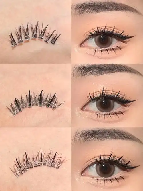三种热门假睫毛贴法合集新手姐妹速速来学