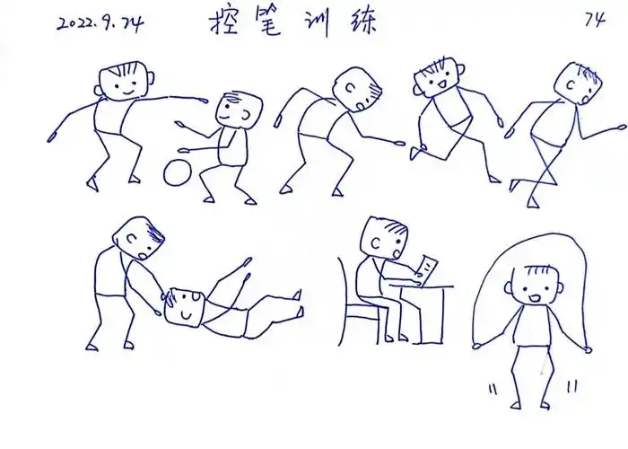 手绘小日常  #画画的日常  #漫生活  #火柴人简笔画  #简笔画  #控笔