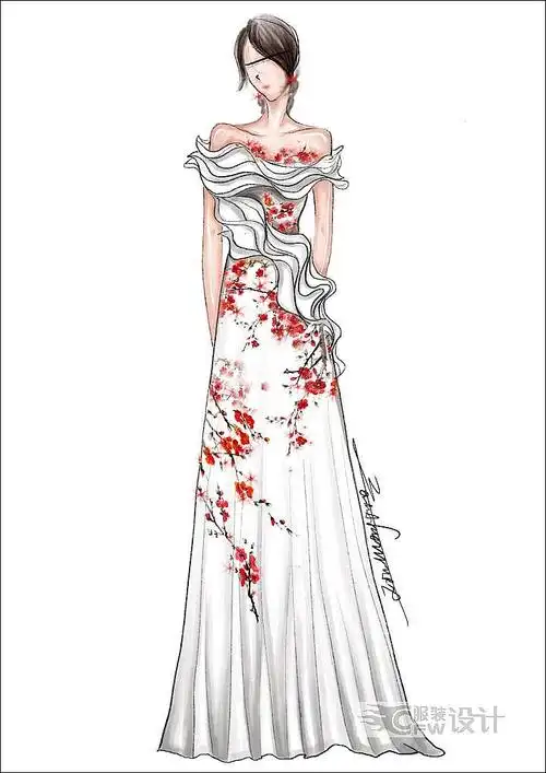 中西式礼服-其它设计-cfw服装设计