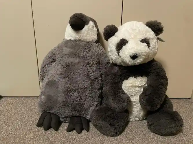 jellycat最大号哈里和企鹅对比来了