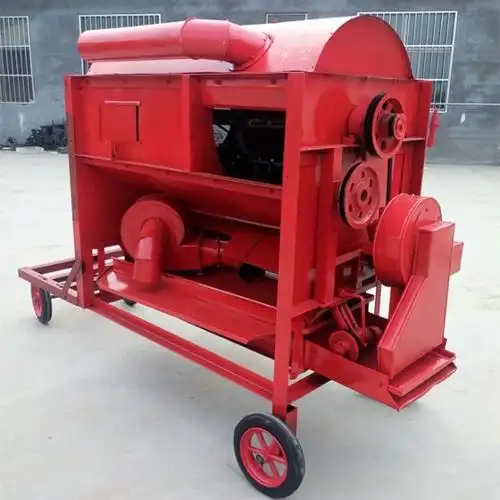 小型谷子扬长脱粒机富强牌多功能油菜籽脱粒机