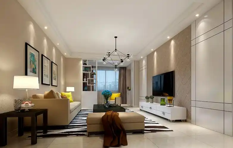 罗马象湖壹号110平现代简约风 - 装修效果图 - 家装网