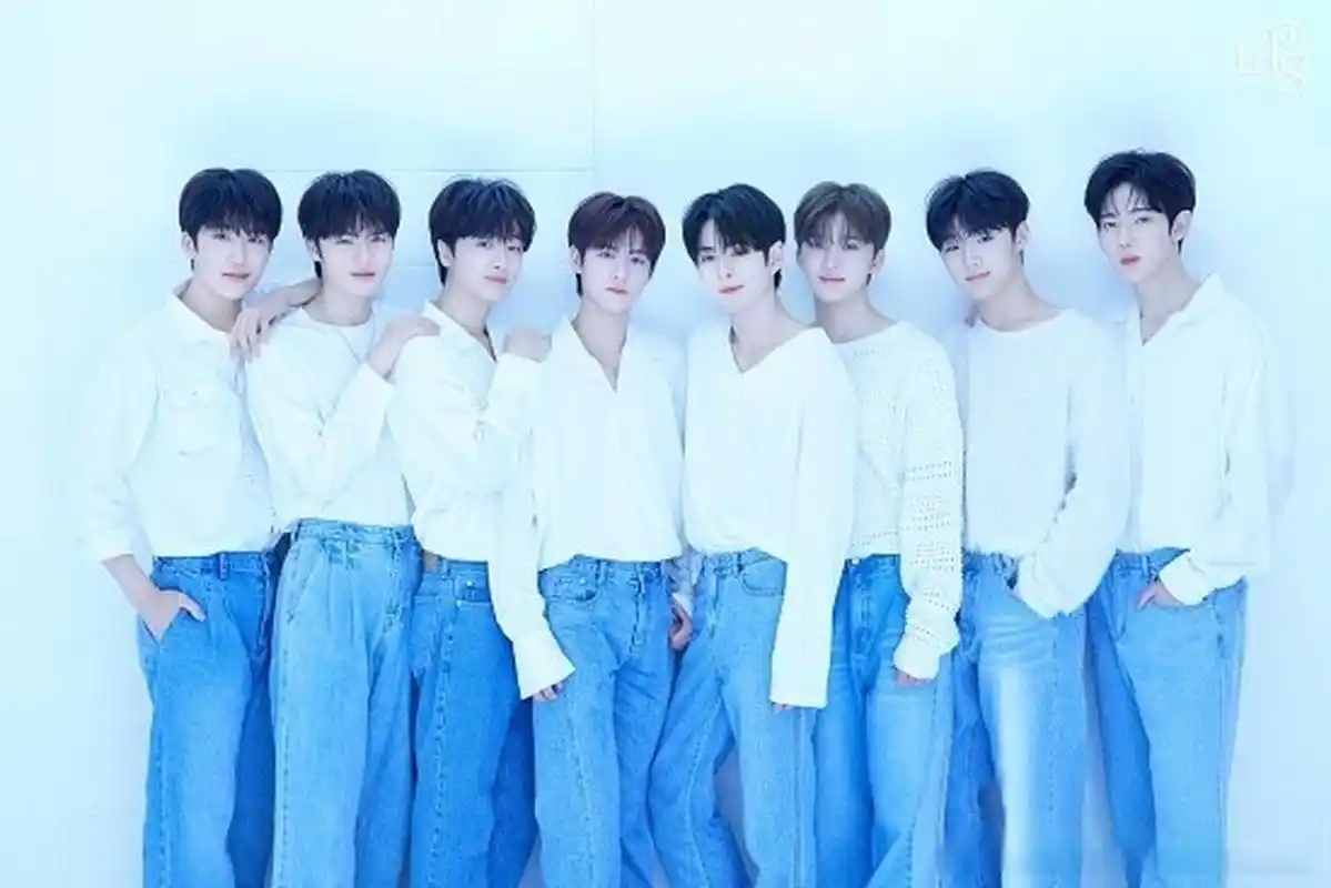 fantagio旗下新人男团#lun8# 8人8色完全体预告照公开.