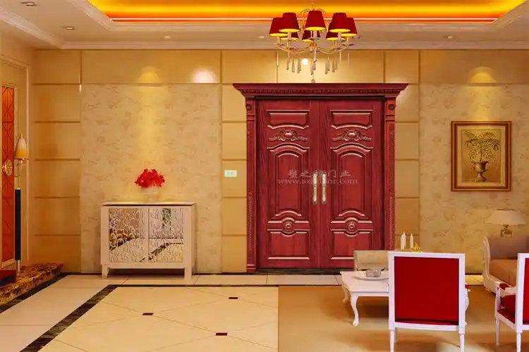 纯实木门 专业销售原木门 名贵豪华原木仿古拉丝双色烤漆门