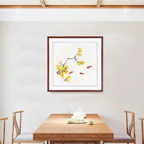 餐厅挂什么画好?"饭厅挂三画,家旺福气满",试试这3款太美了