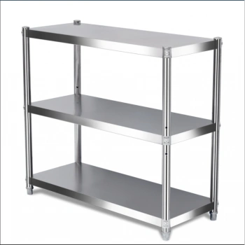 不锈钢厨房置物架三层多功能家用落地多层货架层架放锅四层菜架子