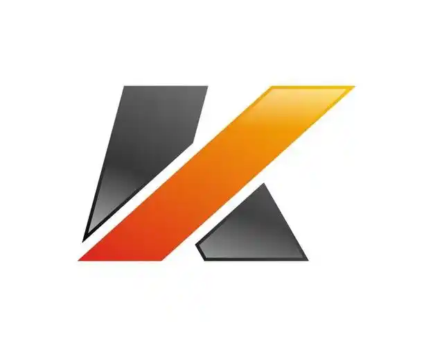 抽象字母标签矢量图