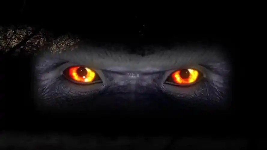 恐怖眼睛vj视频素材