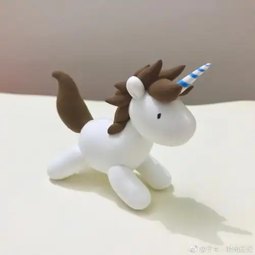 手工独角兽系列文具粘土