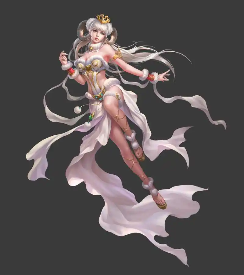 重置版的 十二星座女神 |插画|游戏原画|铁杵文化 - 原创作品 - 站酷