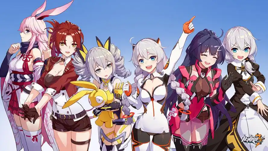 崩坏三 honkai impact 3rd 雷电芽衣 raiden mei 布洛妮娅·扎伊切克