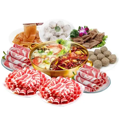 4-7人火锅食材组合套餐打火锅配菜材料新鲜肥牛卷涮羊肉卷配料