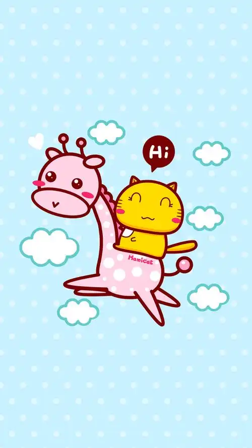 手机壁纸 卡通 哈咪猫快乐童年卡通手机壁纸图片1080_1920竖版 竖屏