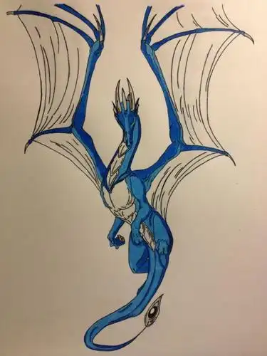 恶魔叫龙简笔画画法