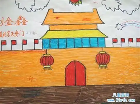 儿童画画天安门广场怎么画 爱国绘画作品怎么画? -育儿知识