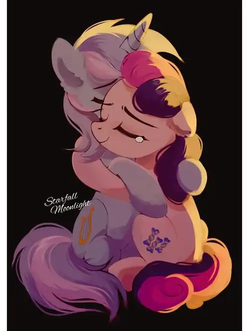 小马绘画琴糖抱抱