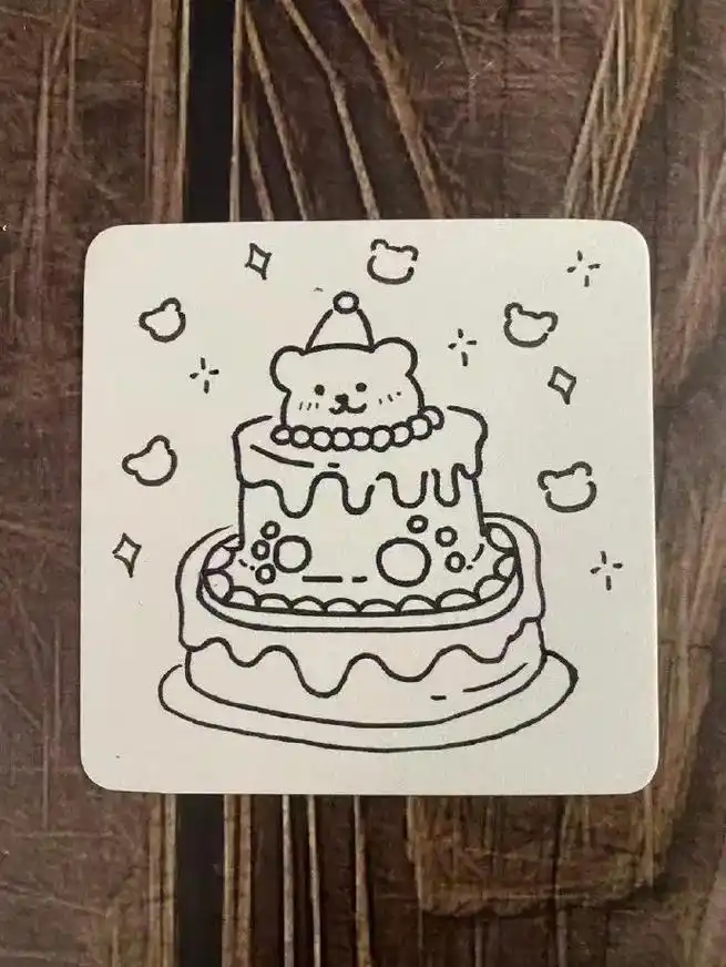 简笔画|生日蛋糕|手帐素材|#遇见艺术 - 抖音