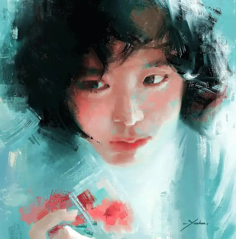 三张速涂#画画#matepad天生会画#华为平板绘画