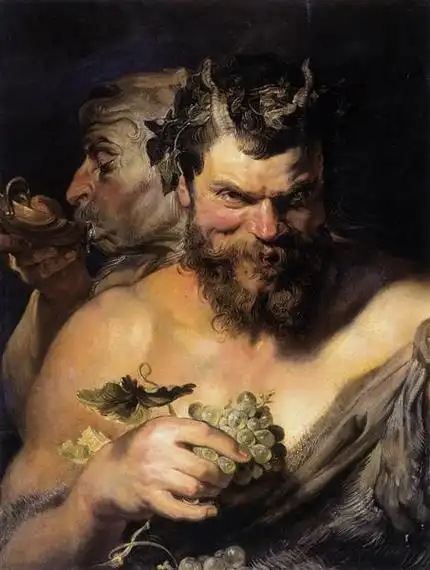 two satyrs, 1618 - 1619 - peter paul rubens