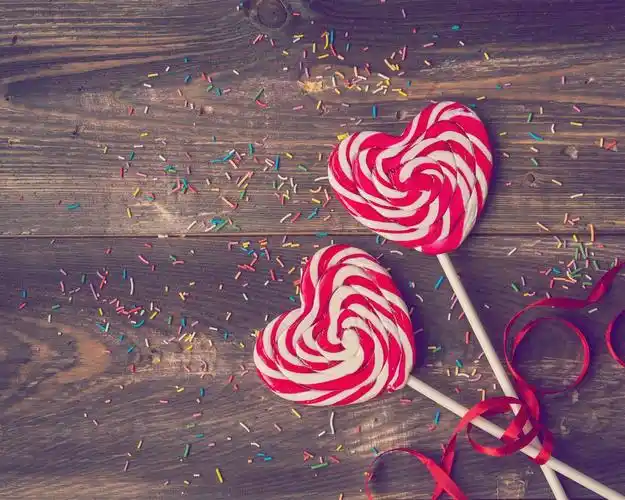 爱心棒棒糖,糖果 桌布 - 1280x1024