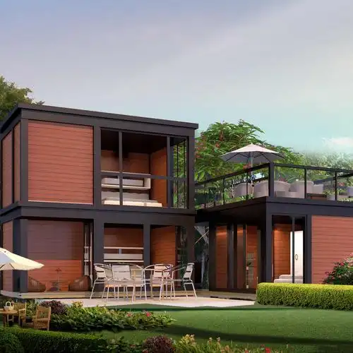 节能住宅(简称:轻钢自保温节能住宅)和装配式民宿景观房屋的研发设计