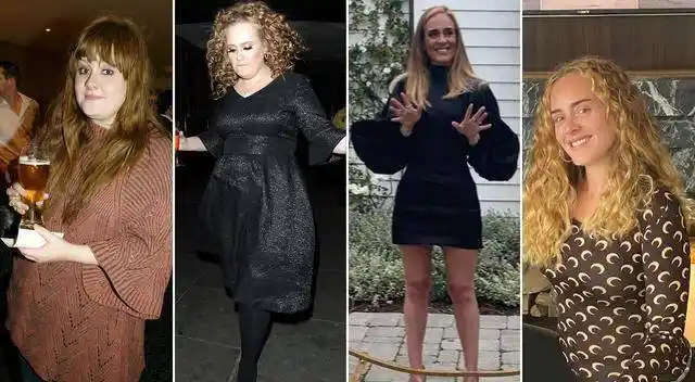 阿黛尔整容式减肥90斤后首次穿比基尼亮相!