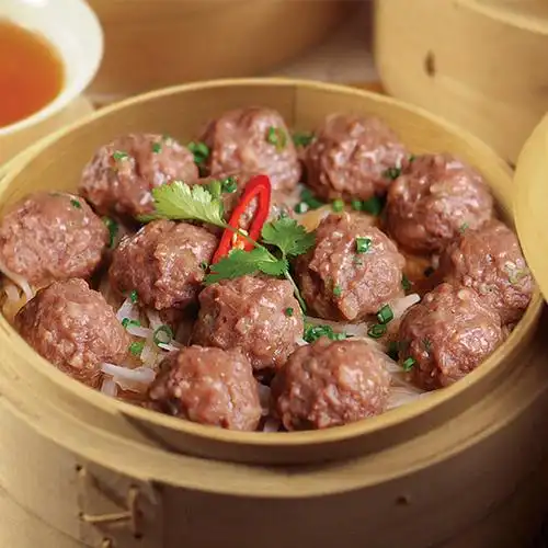 20个/袋 500g 光头佬联圣速冻菜肴 生鲜 手打潮州牛肉丸 港式点心 蒸