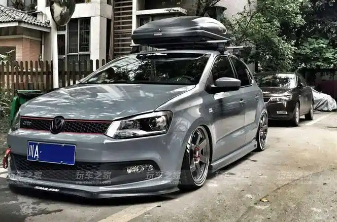 水泥灰加行李箱 大众polo 1.4改装只为乐趣