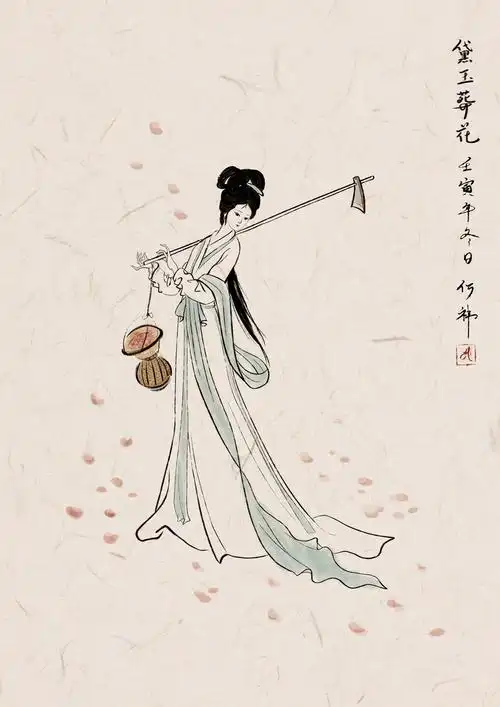 林黛玉【绘画】黛玉葬花