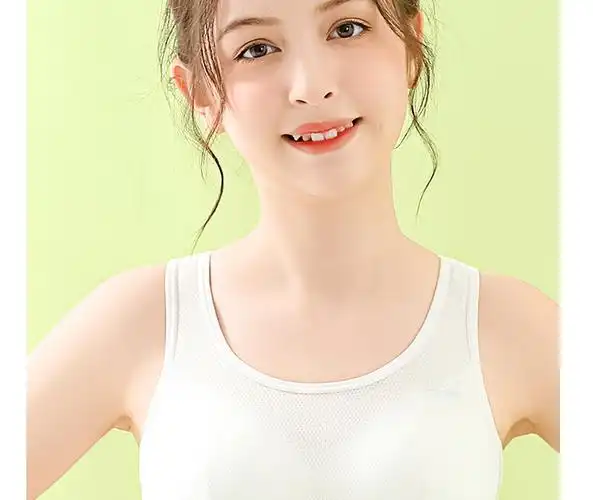 中秋活动少女内衣女发育期中学生高中初中女生背心式运动防震文胸夏季
