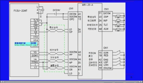 三菱plc 与伺服器 接线图 三菱3u- plc与伺服mr-j3-40a接线和参数设置